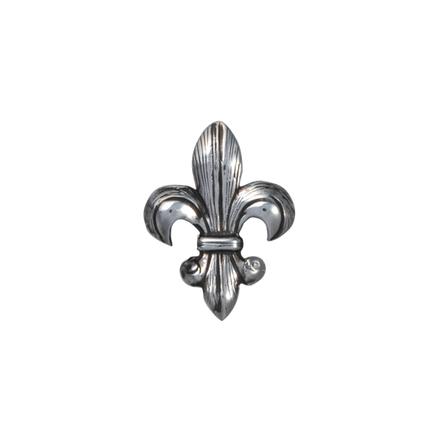 Fleur de Lis with 18" Snake Chain and Magnetic Clasp