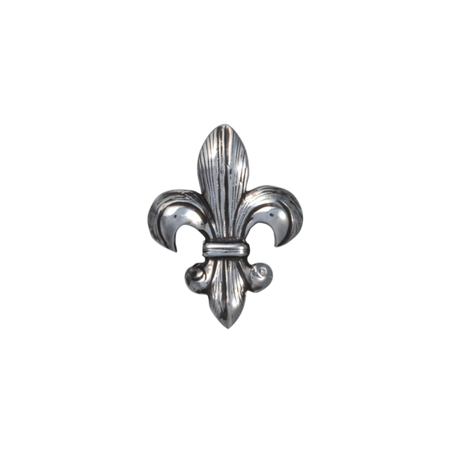 Fleur de Lis with 18" Snake Chain and Magnetic Clasp