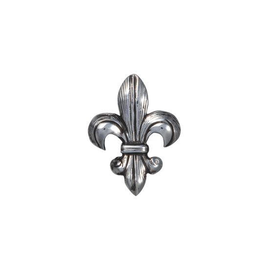 Fleur de Lis with 18" Snake Chain and Magnetic Clasp