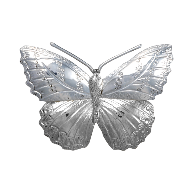Hackberry Butterfly Pin/Pendant - 2.25"