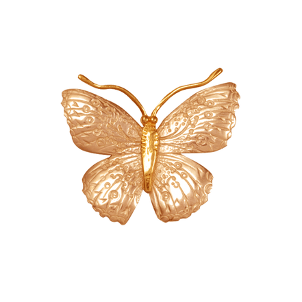 Spangled Butterfly Pin/Pendant - 1.4"