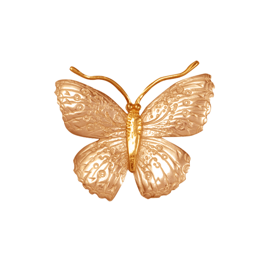 Spangled Butterfly Pin/Pendant - 1.4"