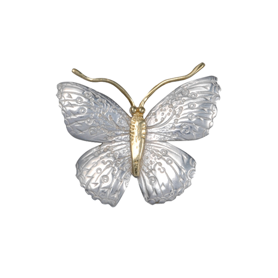 Spangled Butterfly Pin/Pendant - 1.4"