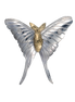 Luna Moth Pin/Pendant - 2" SS/GP