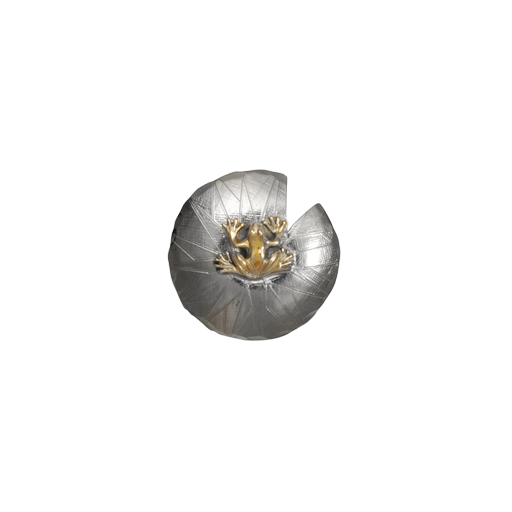 Frog on Lily Pad Pin/Pendant