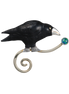 Crow on Spiral w/ Opal - LG