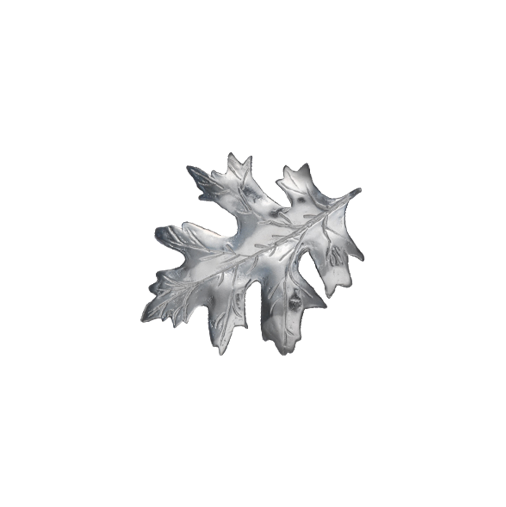 Scarlet Oak Leaf Pin/Pendant - 1.5"