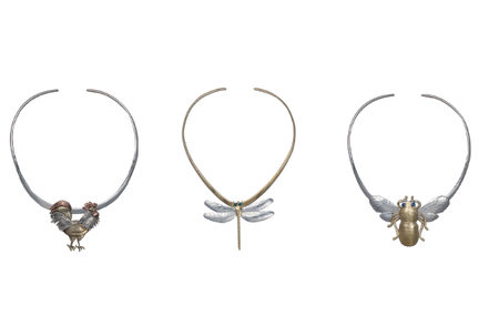 Hand Shaped Neck Rings