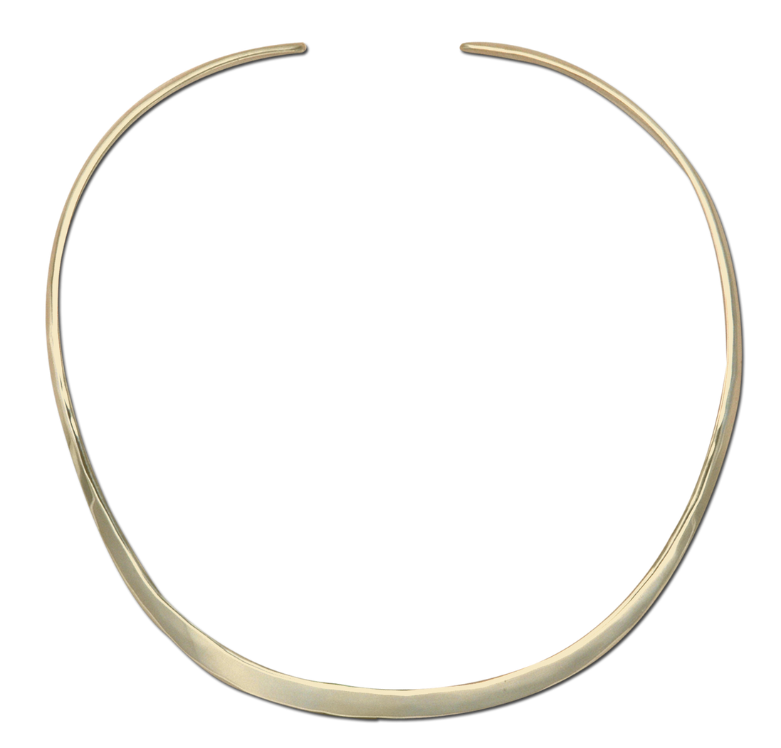 Round Neckring in Vermeil