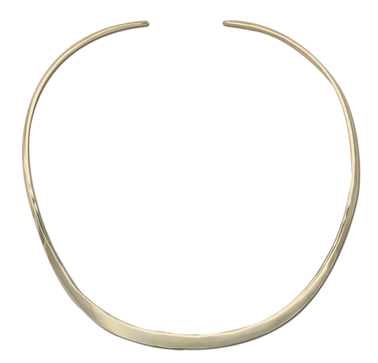 Round Neckring in Vermeil
