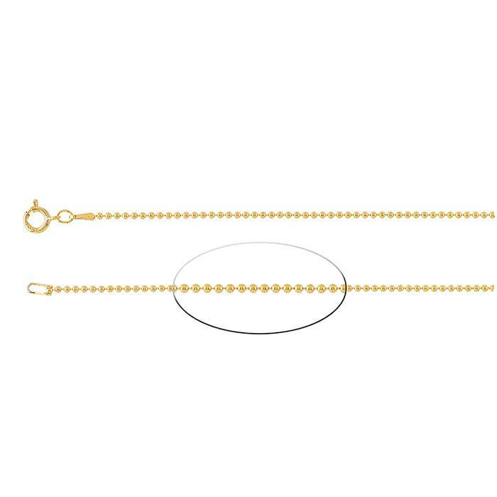 14k Gold-Filled Bead Chain
