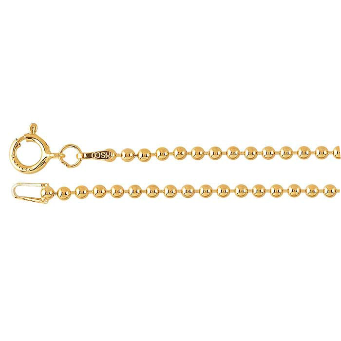 14k Gold-Filled Bead Chain