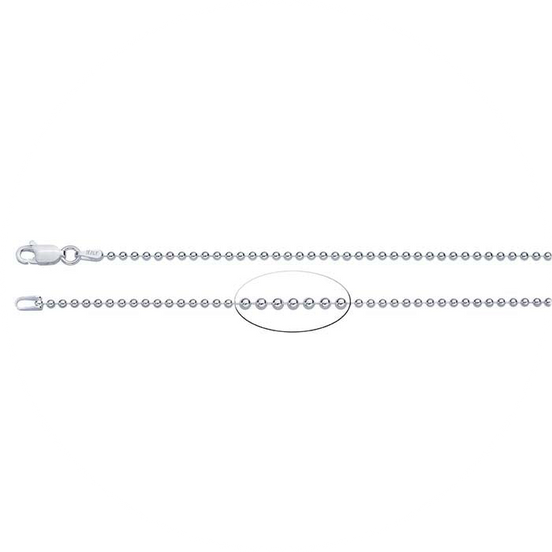 Sterling Silver Bead Chain