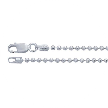 Sterling Silver Bead Chain