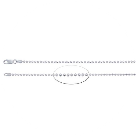 Sterling Silver Bead Chain