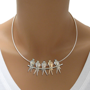 Sterling Silver Round Omega Chain