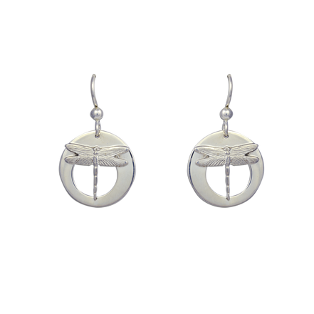Tiny Dragonflies on Flat Hoops